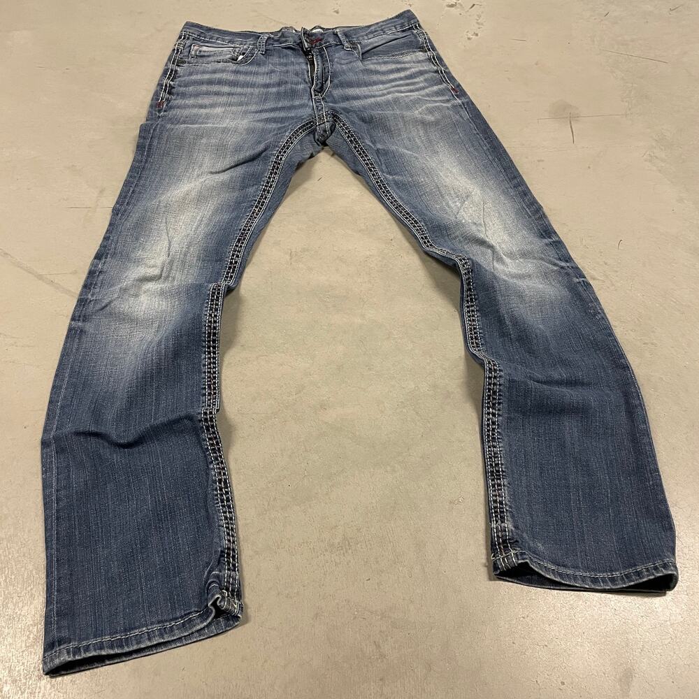 y2k BKE western design jeans 33x34